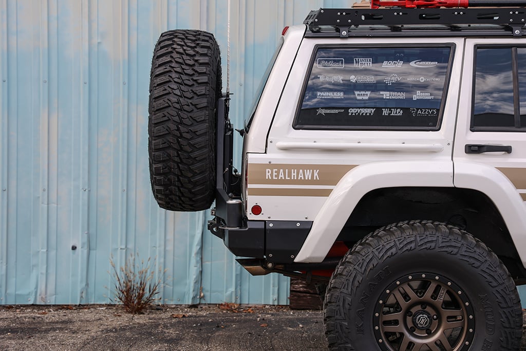 XJ Integrated Upper Quarter Panel Armor | Rub Rail | Jeep Cherokee (97-01)
