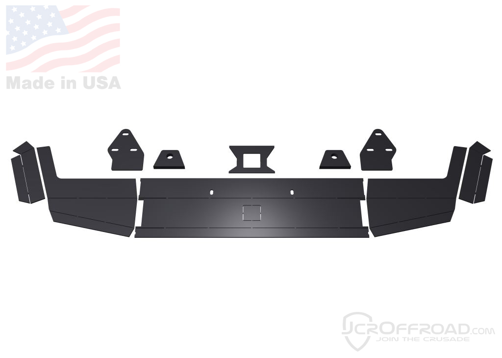 JcrOffroad DIY XJ Bumper Front Jeep Cherokee (8401)