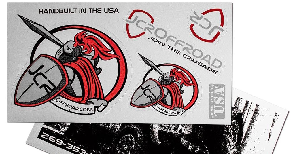 JcrOffroad Sticker Sheet