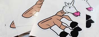 JcrOffroad Handicorn Sticker