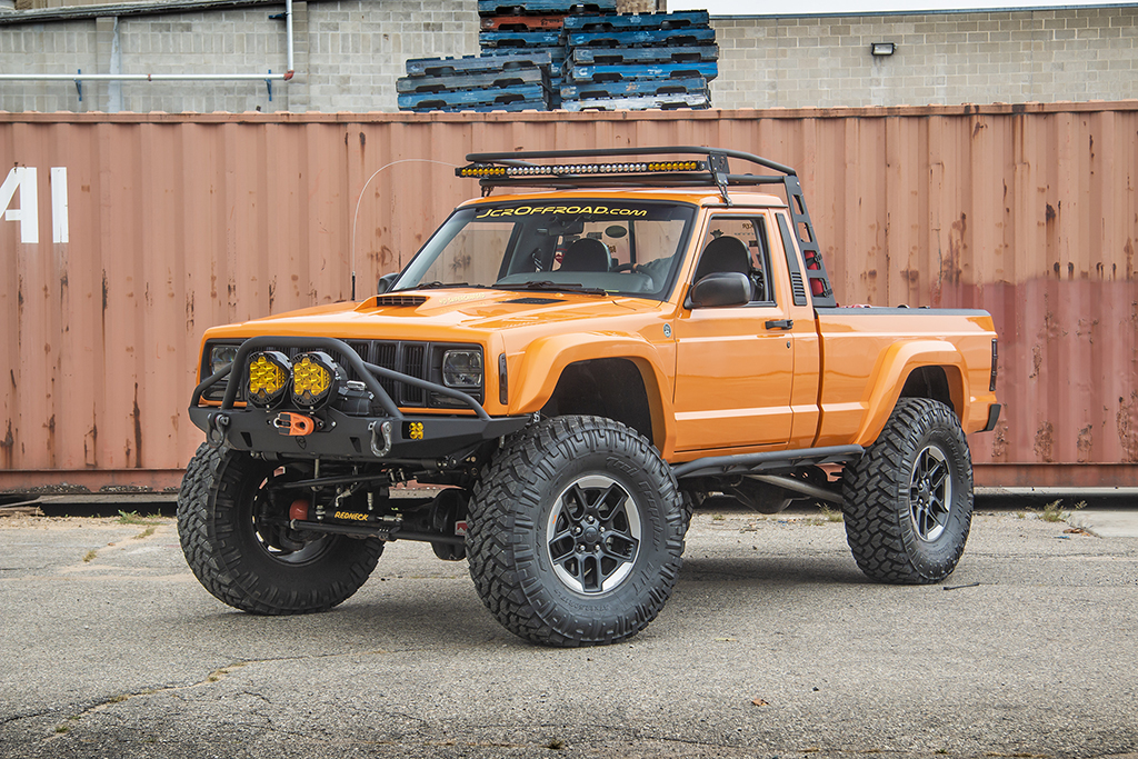 JcrOffroad Jeep XJ Winch Bumper Vanguard PreRunner