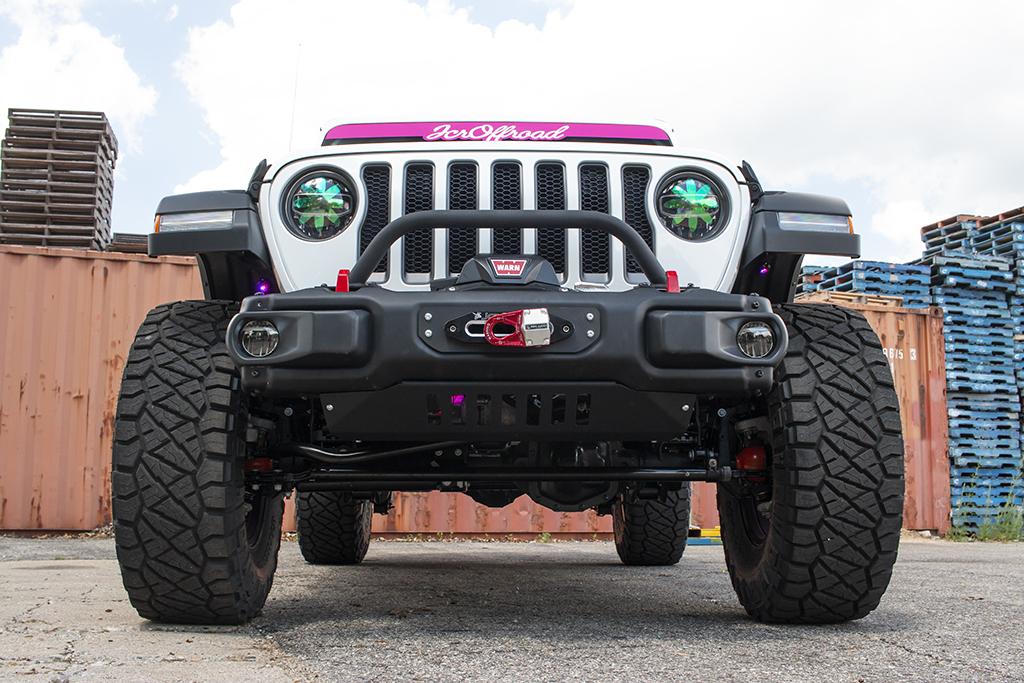 JcrOffroad: JL Wrangler Steel Bumper Skid Plate | 2018+ Jeep Wrangler and  Gladiator