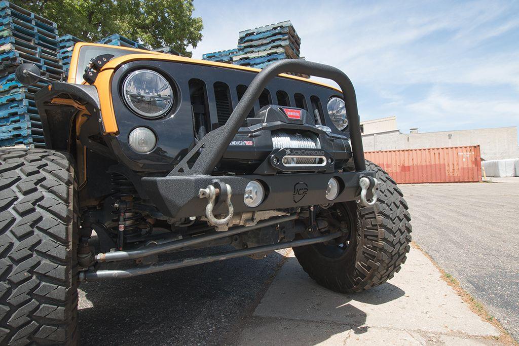 JcrOffroad: JK Front Bumper | Dagger Frame Chop | Jeep Wrangler (07-18)