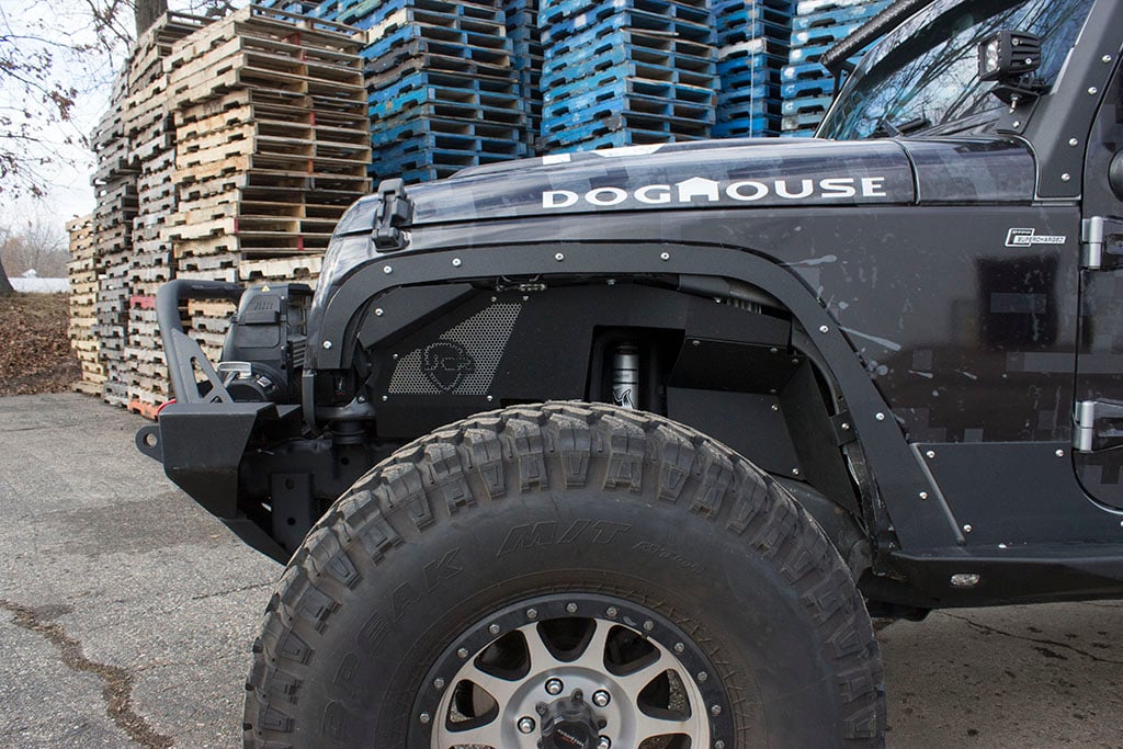 JcrOffroad JK Fender Delete Kit Front Premium Jeep Wrangler (0718)