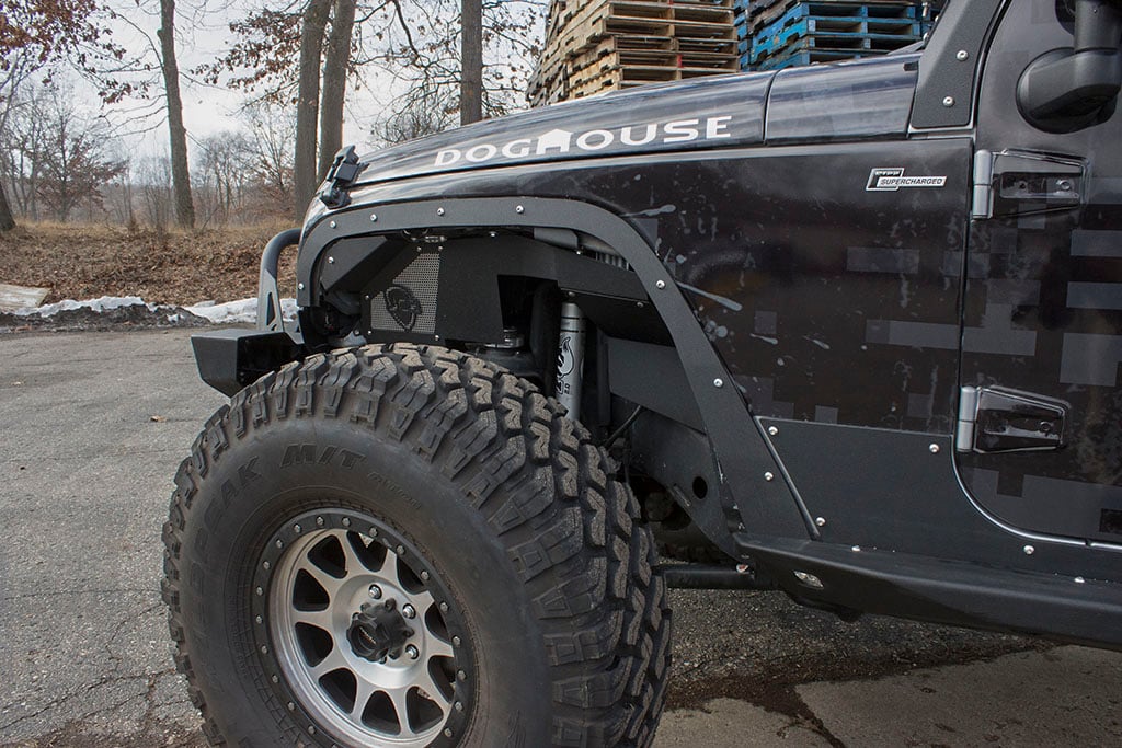 JcrOffroad JK Fender Delete Kit Front Premium Jeep Wrangler (0718)