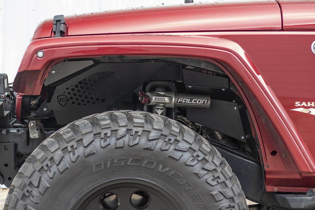 JcrOffroad: JK Falcon Shocks Inner Fender Kit | Front | Jeep Wrangler  (07-18)