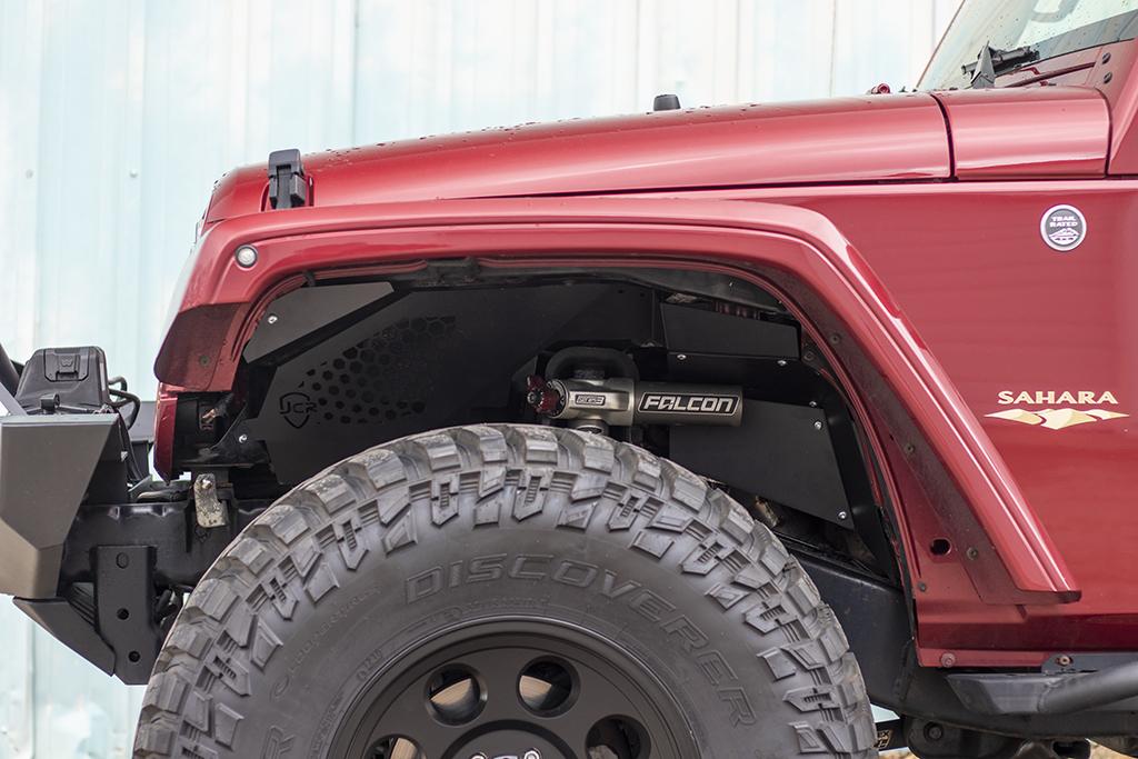 JcrOffroad: JK Falcon Shocks Inner Fender Kit | Front | Jeep Wrangler  (07-18)
