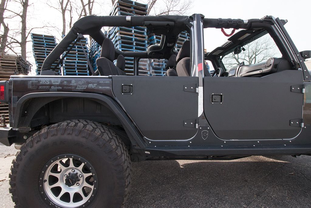 Jcroffroad Jk Half Doors Rear Crusader Trail Doors Jeep Wrangler