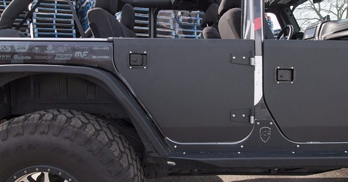 JK Half Doors | Rear | Crusader Trail Doors | Jeep Wrangler (07-18)