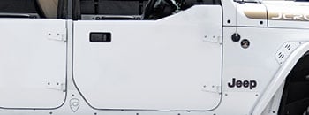 Aluminum Half Doors | Front | Crusader Trail Doors | Jeep Wrangler JL (2018+) & Gladiator JT (2020+)