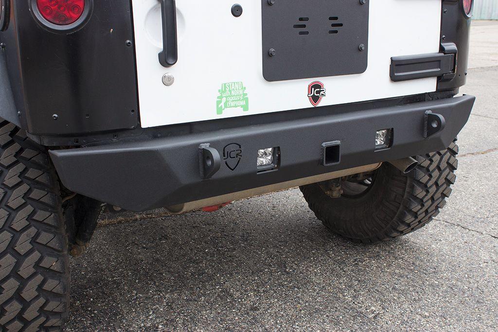 JcrOffroad: JK Rear Bumper | Dagger Stubby | Jeep Wrangler (07-18)