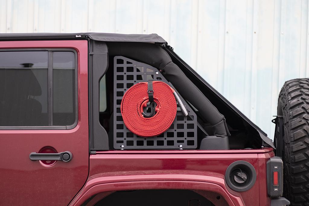 JcrOffroad: JK Rear Window MOLLE Panel | 4 Door Jeep Wrangler (07-18)