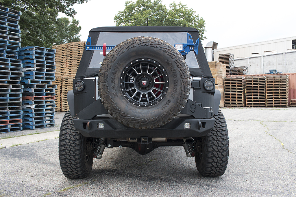 JcrOffroad JK Rear Corner Armor Jeep Wrangler 2dr & 4dr (0718)