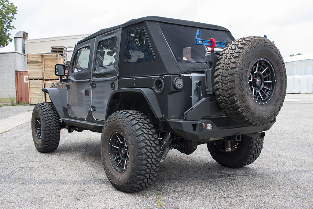 JcrOffroad JK Rear Corner Armor Jeep Wrangler 2dr & 4dr (0718)