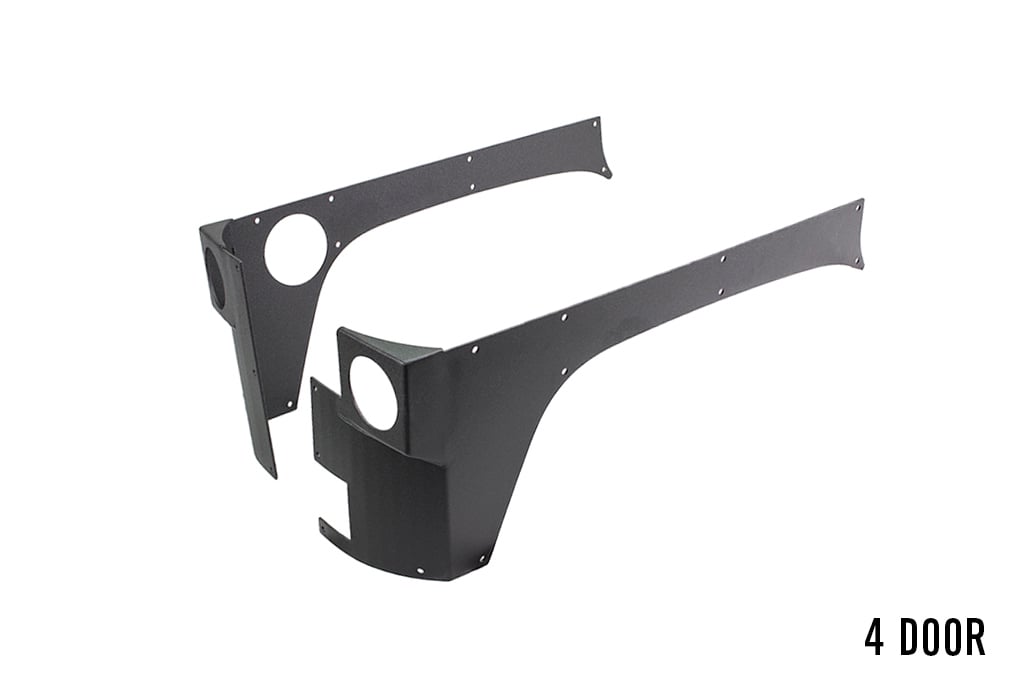JcrOffroad JK Rear Corner Armor Jeep Wrangler 2dr & 4dr (0718)
