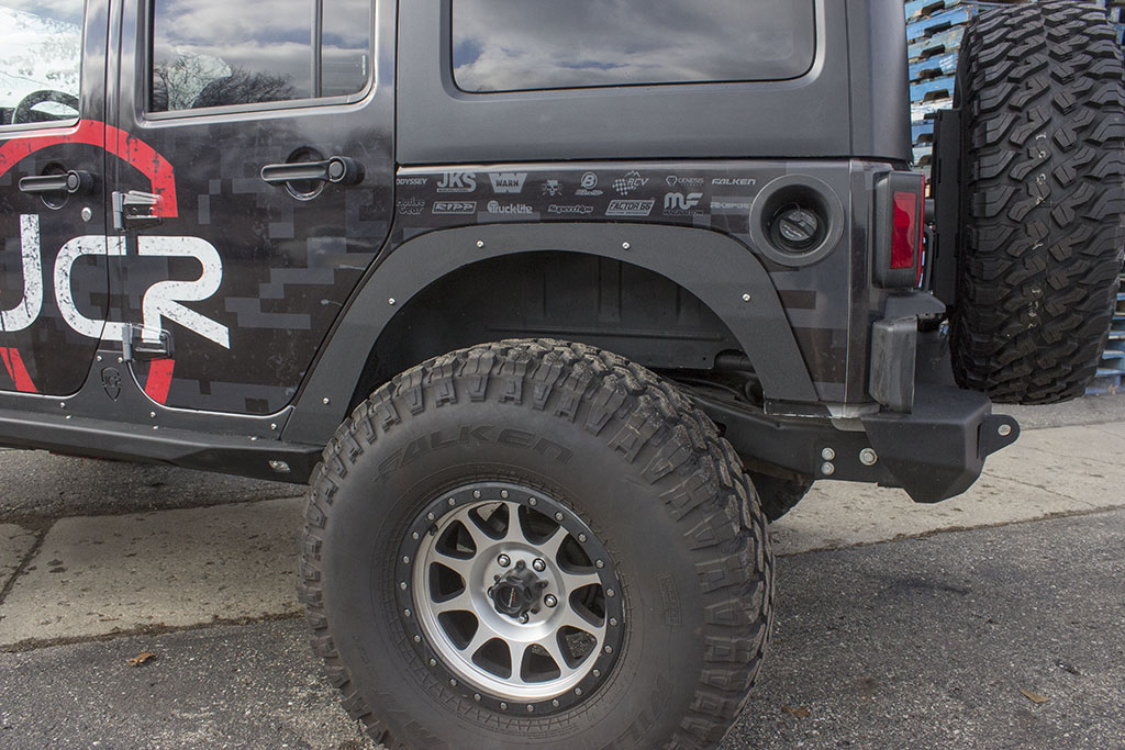JcrOffroad JK Fender Deletes Premium Rear Jeep Wrangler (0718)