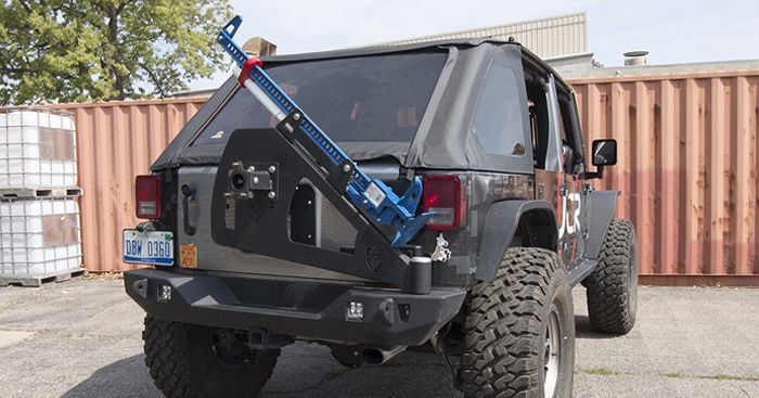 Shield Tire Carrier Hi-lift Mount | Jeep Wrangler JL (2018+)