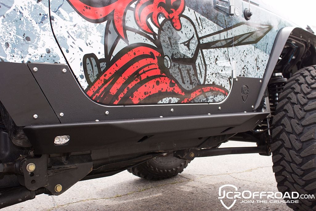 Boatside Rocker Guards | Crusader | 2 Door Jeep Wrangler (2007-18)