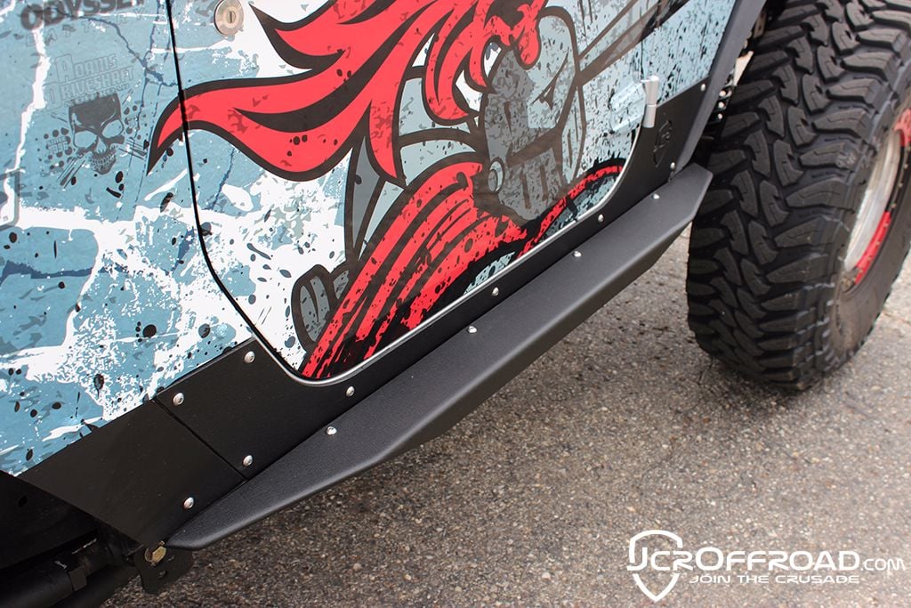 Boatside Rocker Guards | Crusader | 2 Door Jeep Wrangler (2007-18)