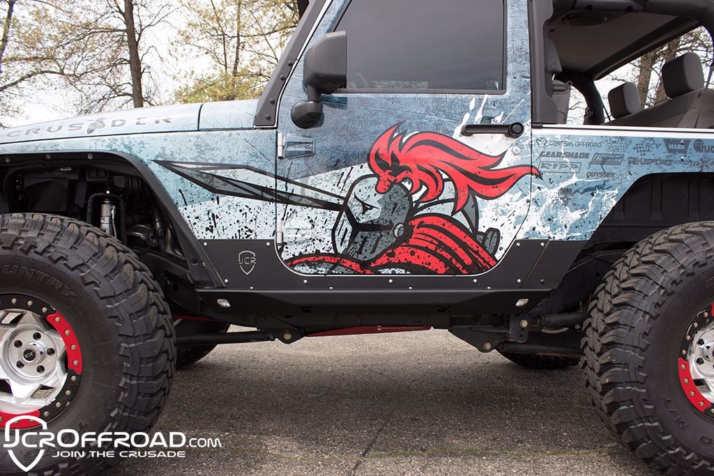 Boatside Rocker Guards | Crusader | 2 Door Jeep Wrangler (2007-18)