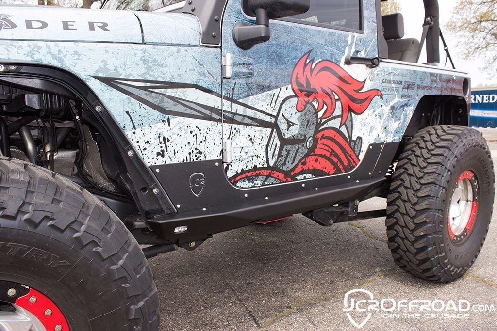Boatside Rocker Guards | Crusader | 2 Door Jeep Wrangler (2007-18)
