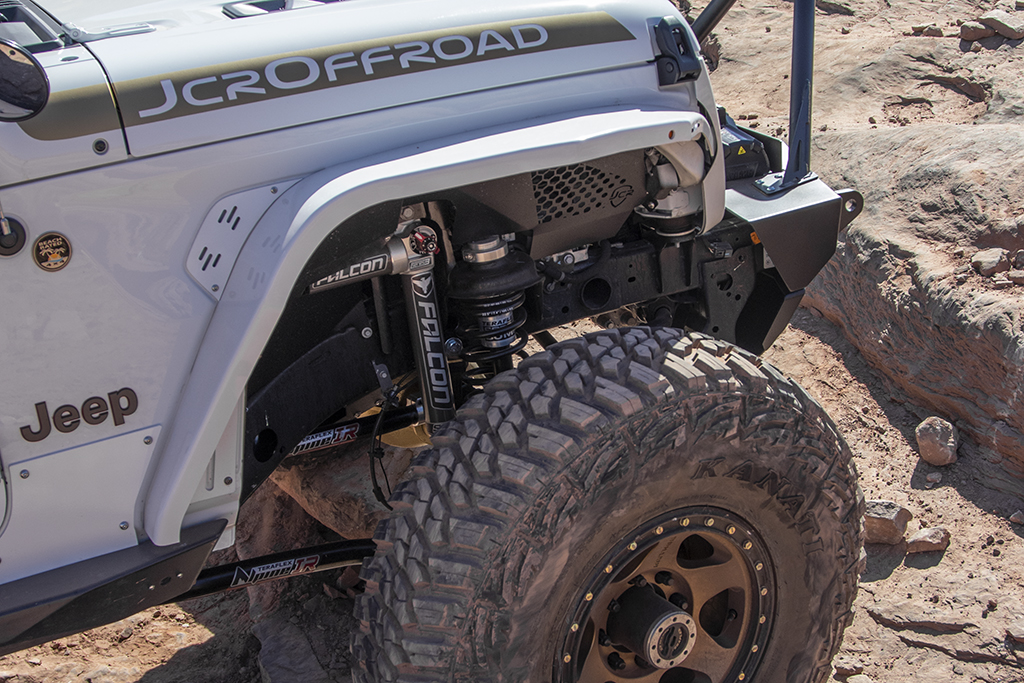 JcrOffroad JL/JT Falcon Shock Inner Fender Kit Front 2018+ Jeep