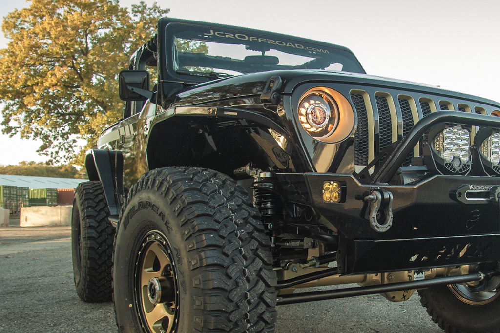 JcrOffroad JL/JT Falcon Shock Inner Fender Kit Front 2018+ Jeep