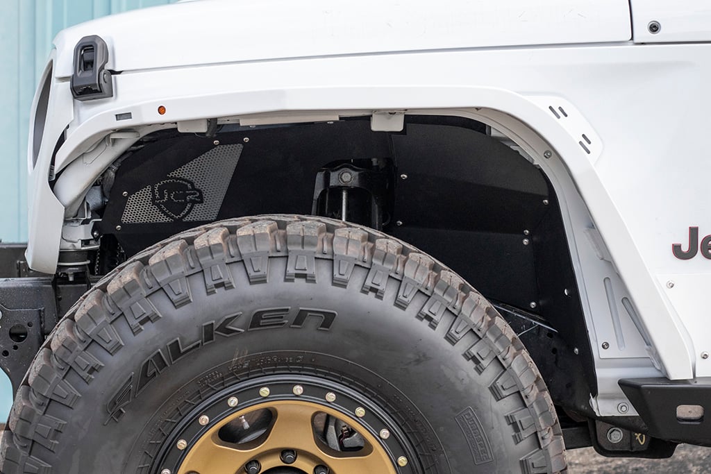 JcrOffroad JL/JT Inner Fender Kit Front 2018+ Jeep Wrangler and