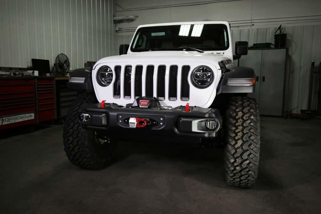 JcrOffroad: JL Wrangler Steel Bumper Winch Plate | 2018+ Jeep Wrangler and  Gladiator