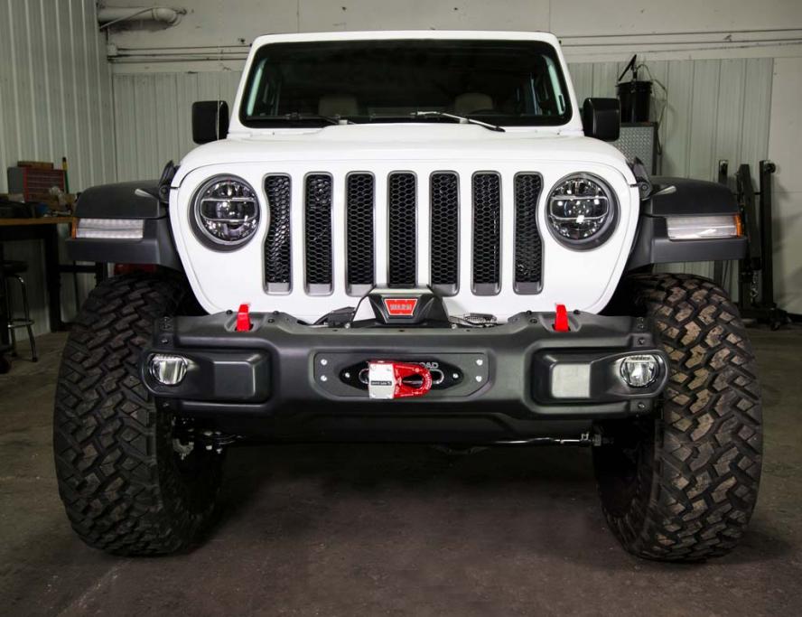 JL Wrangler Steel Bumper Winch Plate | 2018+ Jeep Wrangler and Gladiator