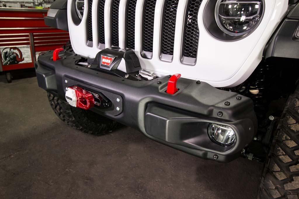 JcrOffroad: JL Wrangler Steel Bumper Winch Plate | 2018+ Jeep Wrangler and  Gladiator