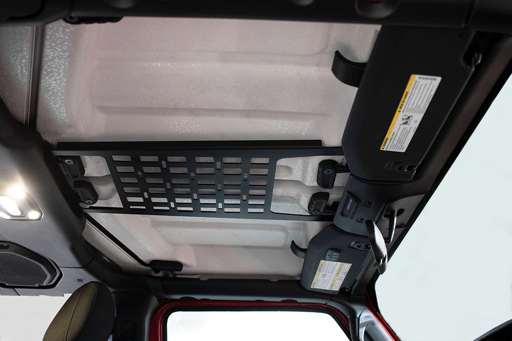 JcrOffroad JL/JT Overhead MOLLE Panel Jeep Wrangler and Gladiator (18+)