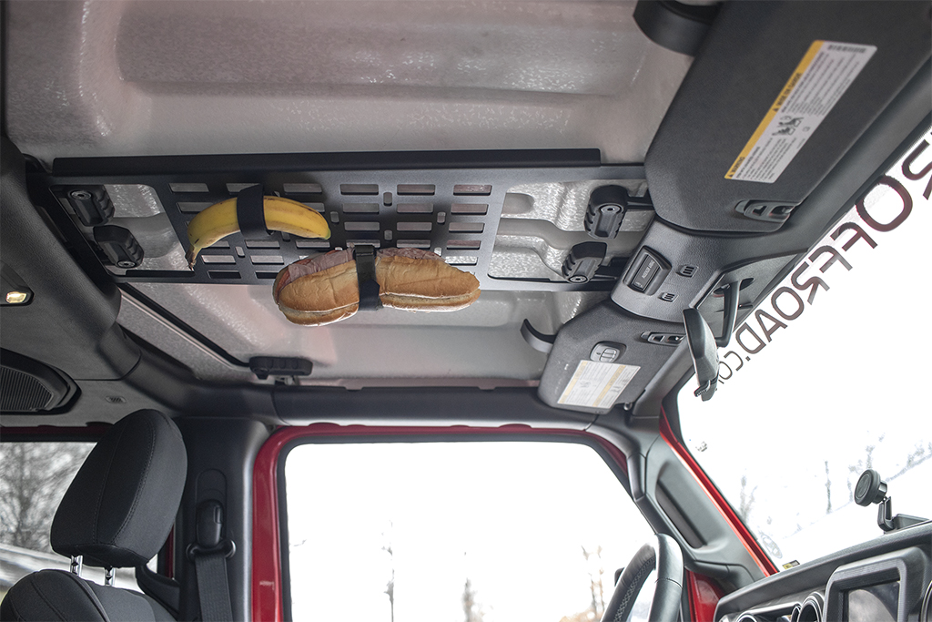 JcrOffroad JL/JT Overhead MOLLE Panel Jeep Wrangler and Gladiator (18+)