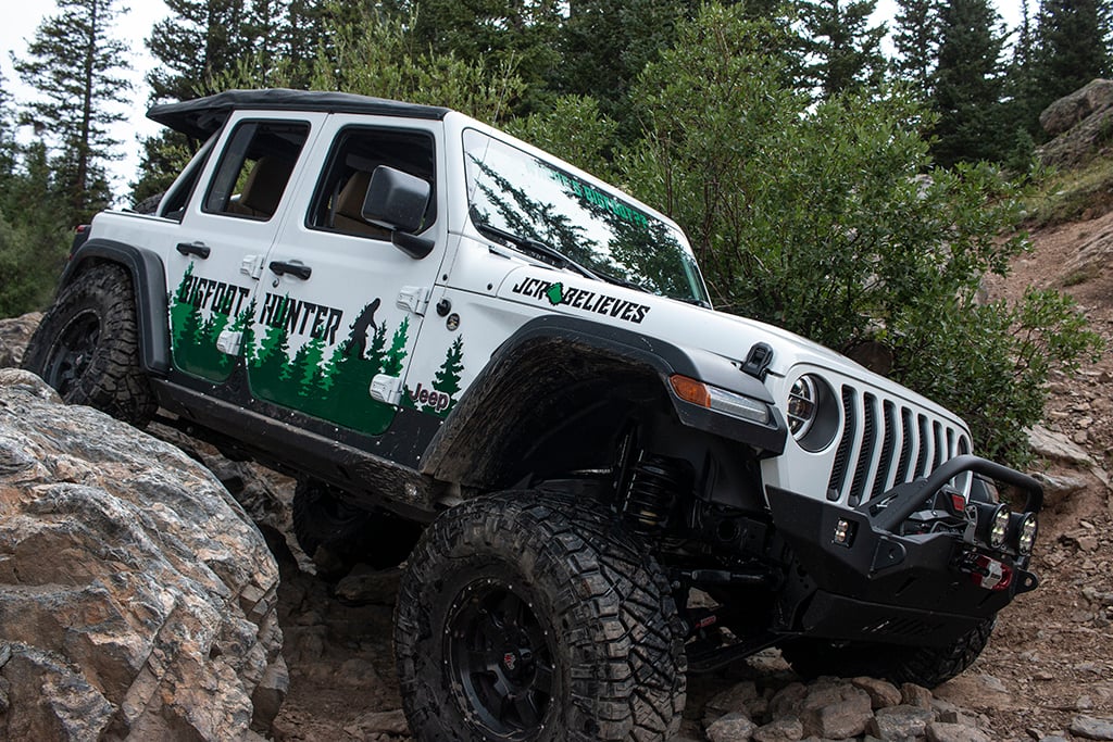 JcrOffroad® JLU Rock Sliders Crusader 4 Door Jeep Wrangler (2018+)