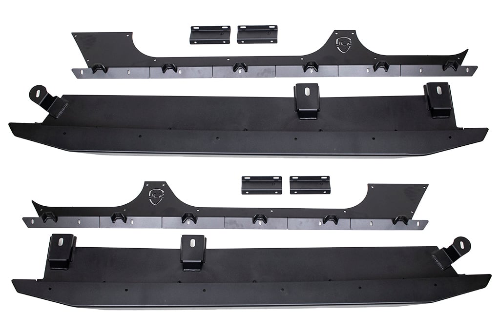 JcrOffroad® JLU Rock Sliders Crusader 4 Door Jeep Wrangler (2018+)