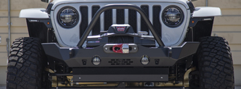 Mid-width Front Bumper | Crusader | Jeep Wrangler JL (18+) & Gladiator JT (20+)