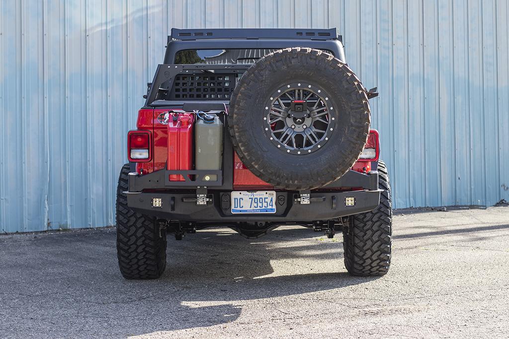 JcrOffroad: Adventure Carrier | Rear Bumper Swing-out