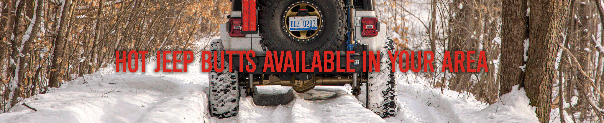 Hot Jeep Butts Available in Your Area