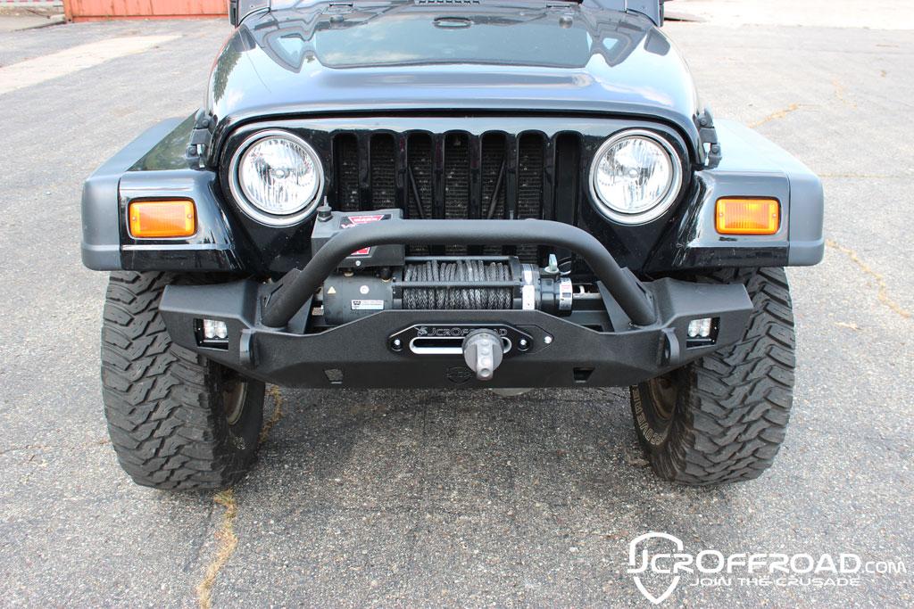 JcrOffroad: Wrangler Front Bumper | Crusader Mid-Width | Jeep TJ/LJ (97-06)