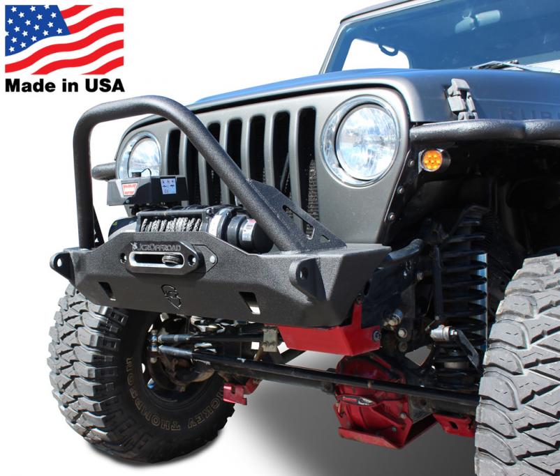 Wrangler Front Bumper | Mauler Stubby | Jeep TJ/LJ (97-06)