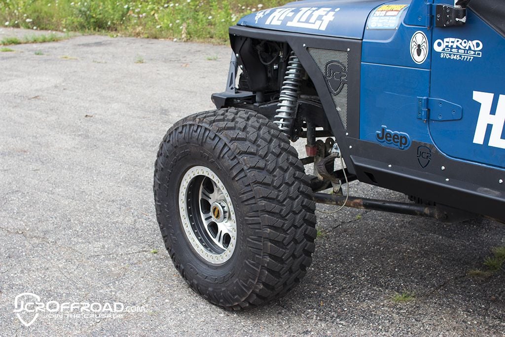 JcrOffroad Jeep HiLine Fenders Steel or Aluminum Front Mauler