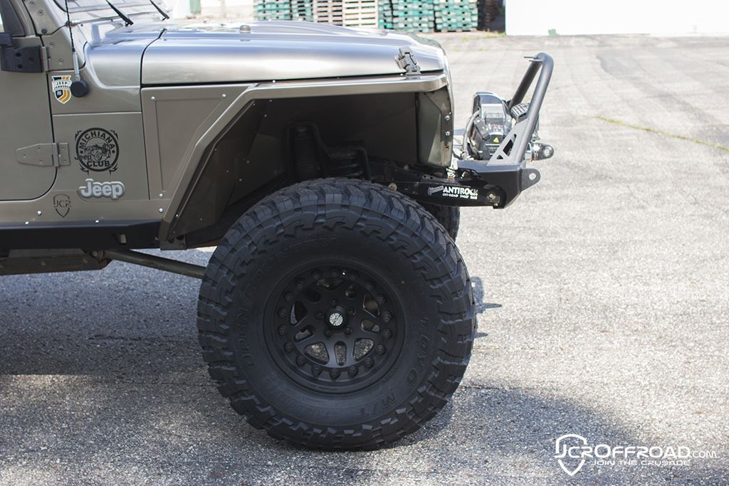 Jcroffroad Jeep Hi Line Fenders Steel Front Vanguard Wide Jeep