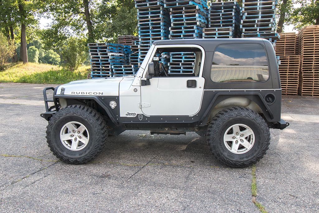 jeep wrangler tj tube fenders