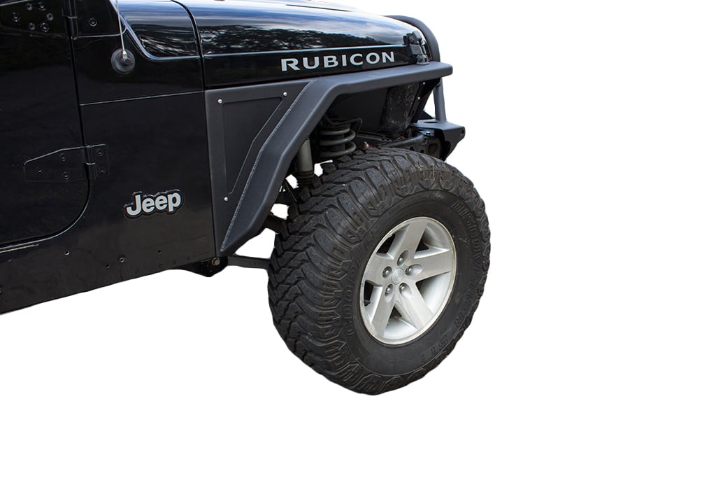 Jeep Tube Fenders | Front Crusader Mid-Width | Jeep Wrangler TJ, LJ, YJ (87-06)