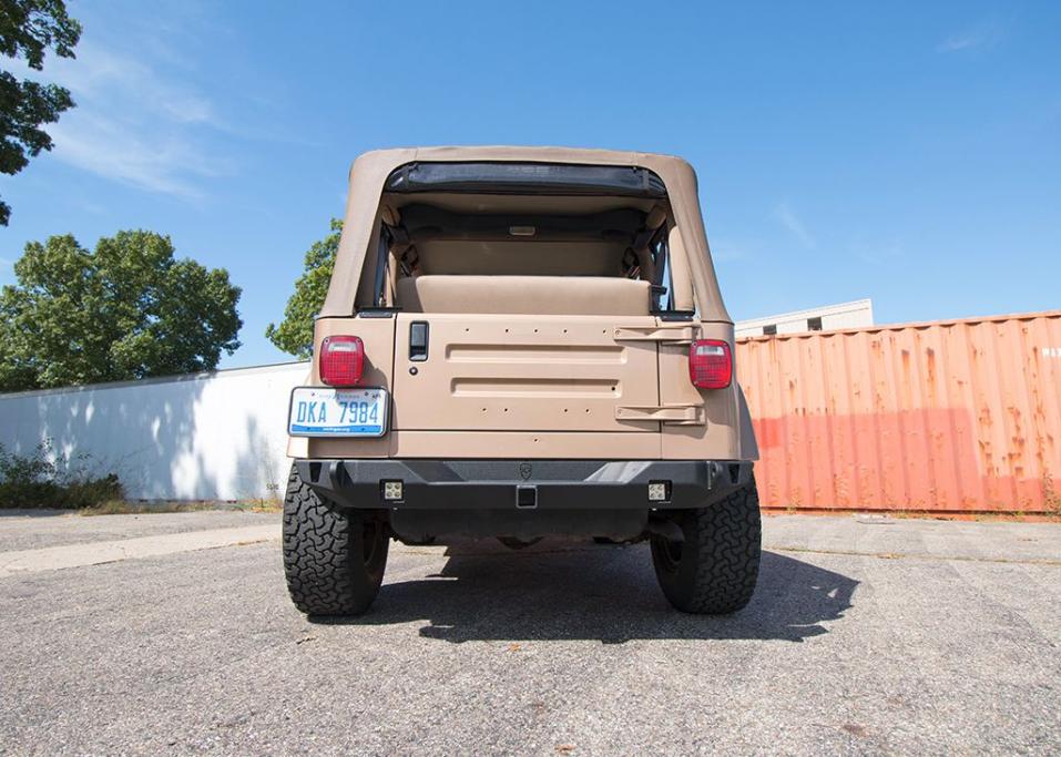 Wrangler Rear Bumper | Crusader Mid-Width | Jeep TJ, LJ, YJ (86-06)