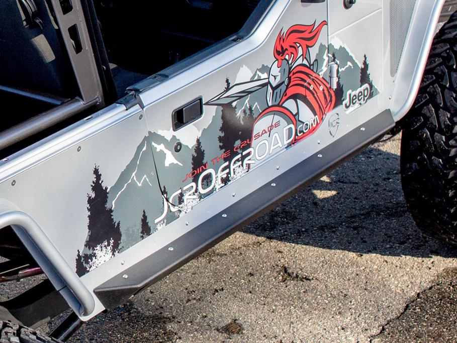 JcrOffroad: Wrangler Rock Sliders | Crusader | Jeep TJ/LJ (97-06)