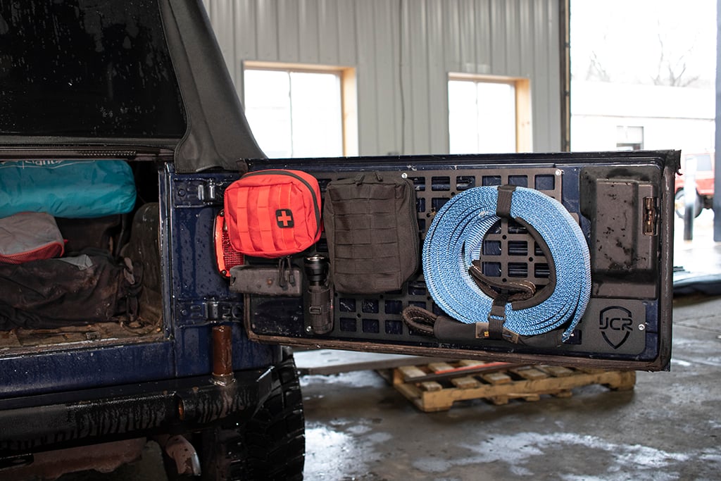 JcrOffroad: Wrangler Tailgate MOLLE Panel | Jeep Wrangler TJ (97-06)