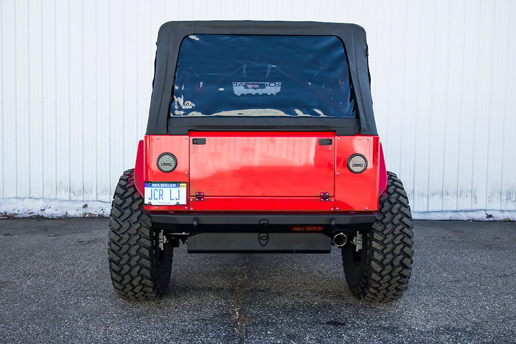 JcrOffroad TJ/LJ Aluminum Drop Down Tailgate Jeep TJ (9706)