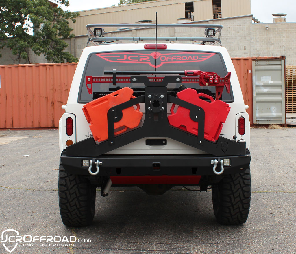 Xj Tire Carrier Adventure Bumper Mount Jeep Cherokee 84 01