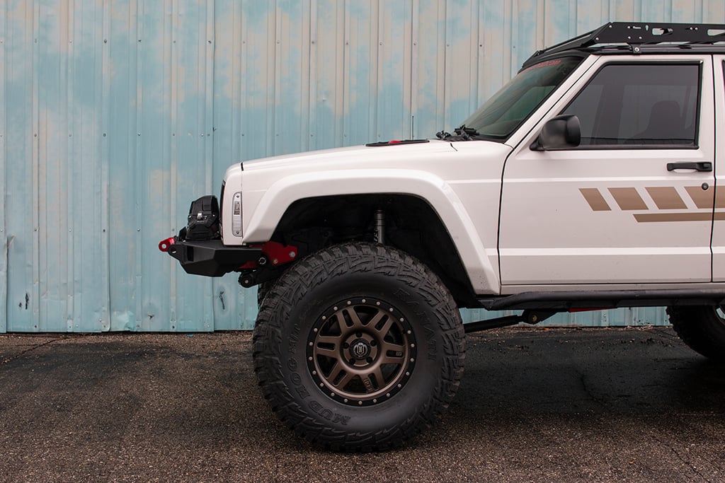 JcrOffroad Jeep XJ Winch Bumper Vanguard PreRunner Cherokee (8401)